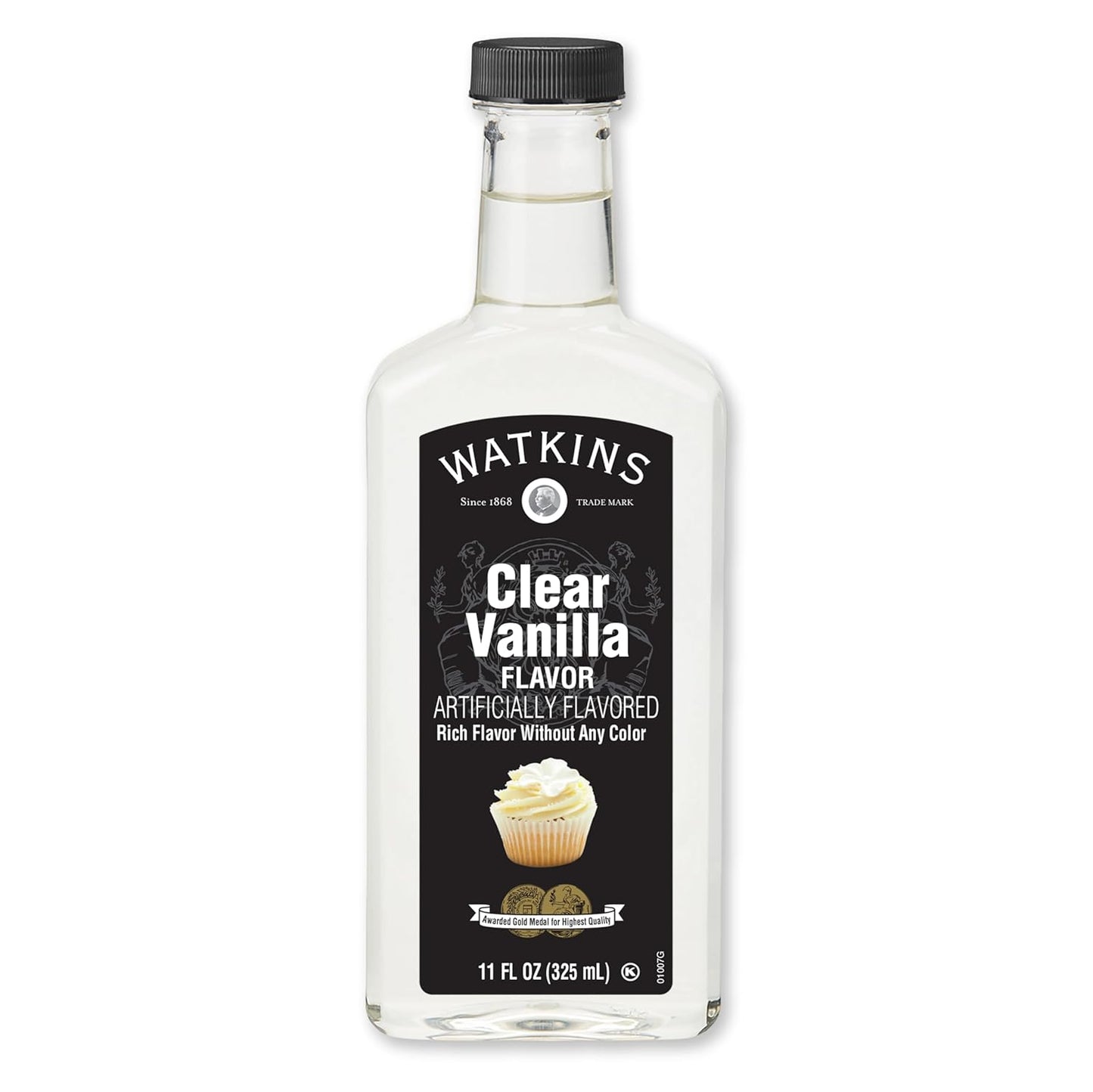 Watkins Clear Vanilla Flavor - 11 Fl. Oz. Bottle for Baking & Cooking | Natural Taste Enhancer