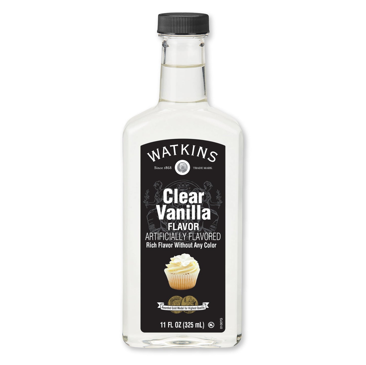 Watkins Clear Vanilla Flavor, 11 fl. oz. Bottle, 1 Count (Packaging May Vary)