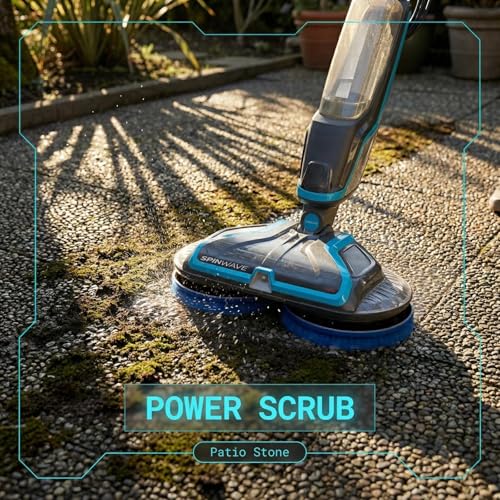 YUYUXB Replacement Brush Heads for Bissell Spinwave Steam Mop - Deep Cleaning Pads