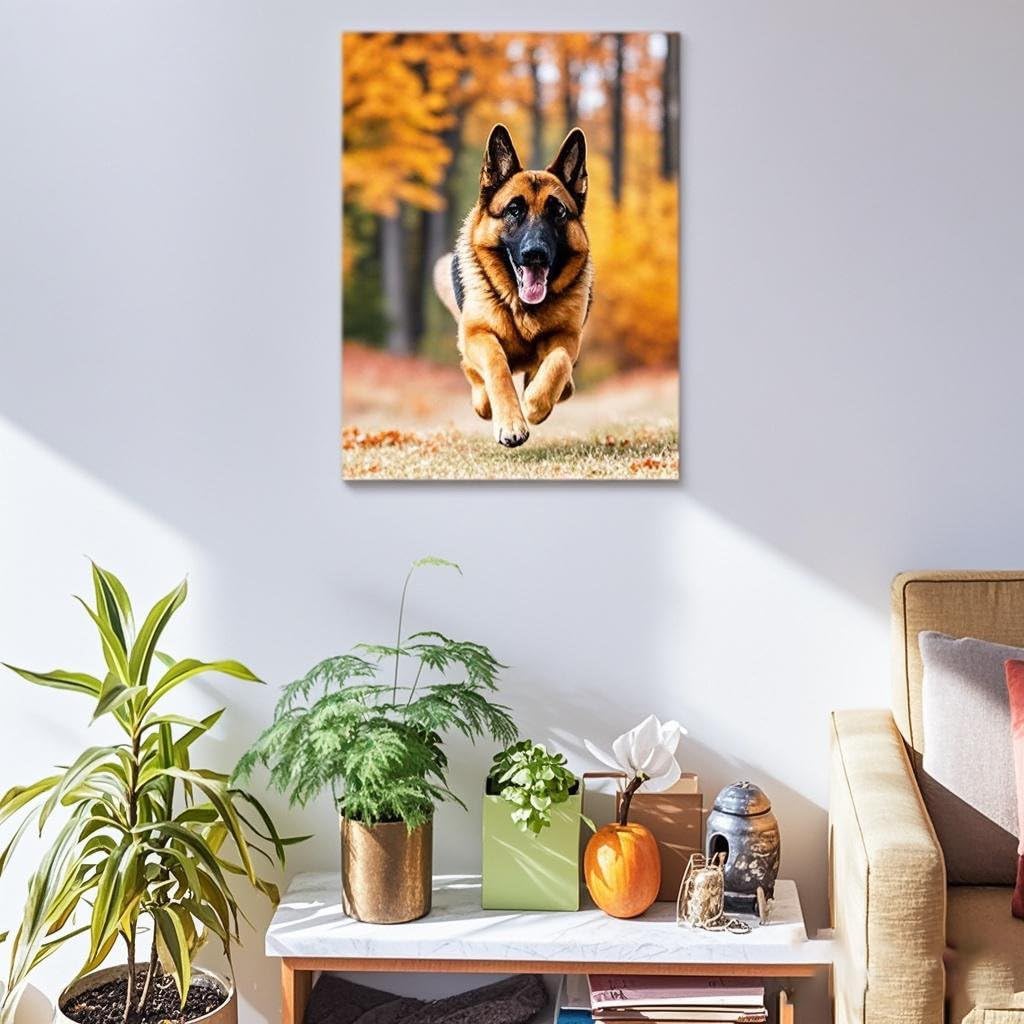 Personalized Canvas Print - Custom Wall Art for Bedroom & Living Room | Family, Wedding, Pet Photos (20" W x 24" H)
