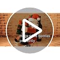 VANTATY 2-Pack Christmas Santa & Snowman Wine Bottle Covers - Festive Holiday Decor & Gifts