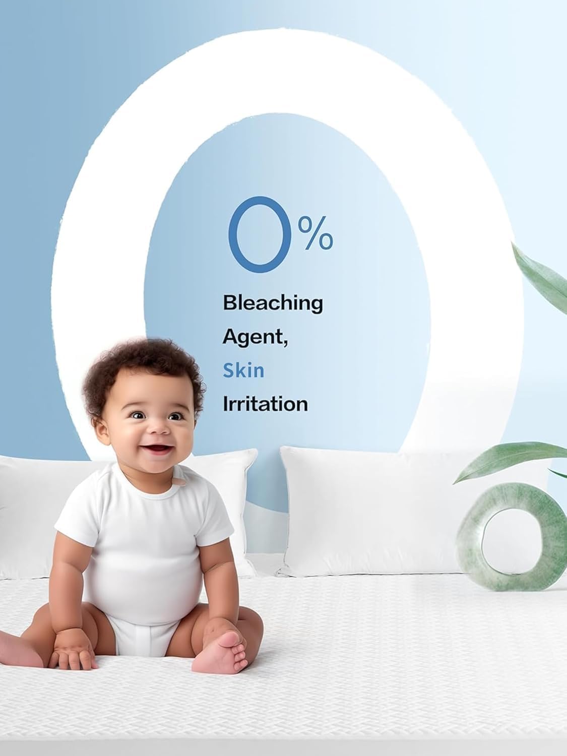 Queen Waterproof Mattress Protector - Premium Bamboo Viscose, Ultra Soft & Breathable, Fits 8"-21" Deep Pocket