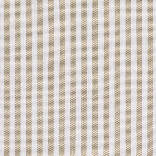 Natural Sand Pinstripe Chair Cushions for Dining Chairs - Set of 6, 17x16x2 in