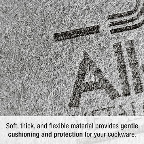 All-Clad Pot Protectors 6-Piece Kitchen Organizer for Cast Iron & Glass