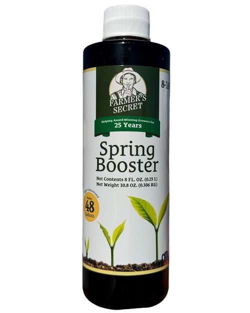 Farmer's Secret Spring Booster Fertilizer - Super Concentrated 8-16-8 Formula for All Plants | 8oz