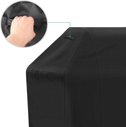 iCOVER 60-Inch BBQ Grill Cover - Waterproof & UV Resistant for Weber, Char-Broil, Nexgrill | Black