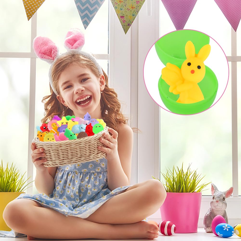 180 Pack Squishy Toys, Kawaii Squishies Party Favors for Kids 4-8 8-12, Mochi Squishy Animals Treasure Box Toys Classroom Prizes Easter Egg Fillers Basket Goodie Bag Stuffers