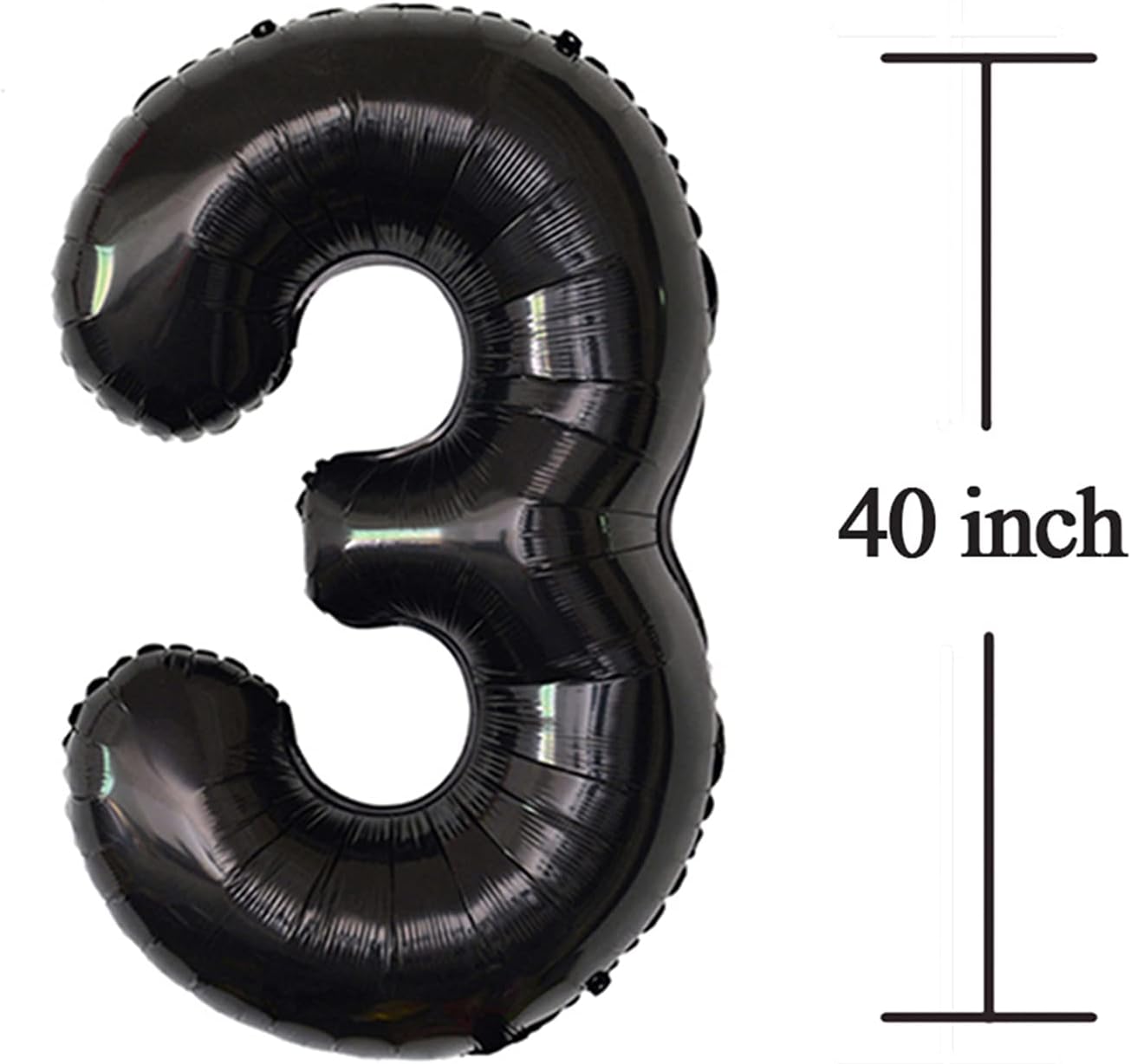 Skiennix Giant Number 30 Balloons - Jumbo Foil Mylar for 30th Birthday & Anniversary Celebrations