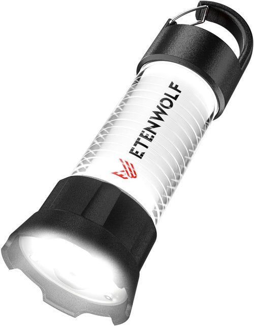 ETENWOLF 1000LM Rechargeable 2-in-1 Lantern & Flashlight - 6 Modes, Waterproof, 5000mAh Battery