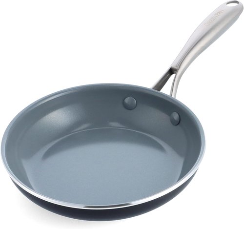 GreenPan Swift 8" Ceramic Nonstick Frying Pan - PFAS-Free, Dishwasher & Oven Safe, Black