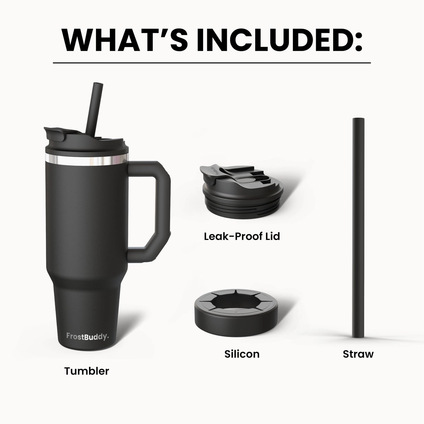 Frost Buddy Thicc Buddy - 40 oz Stainless Steel Vacuum Insulated Tumbler with Lid and Straw for Water - Travel Mug Cupholder Friendly - Gifts for Women Men Him Her (Emerald Elegance)