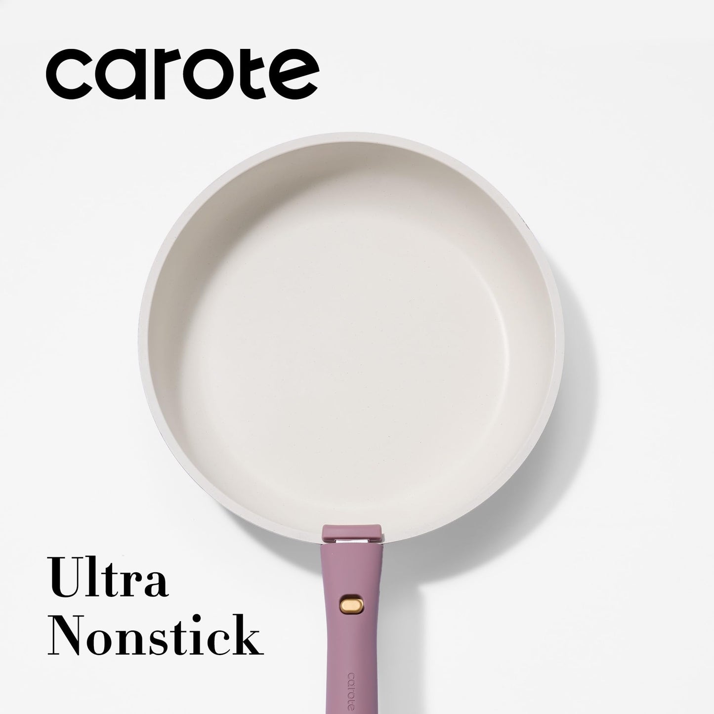 CAROTE 5pcs Pots and Pans Set, Nonstick Cookware Set Detachable Handle,kitchen essentials,RV kitchen pot and pan,Induction Cookware,Oven Safe,PFOA PFOS FREE,Purple