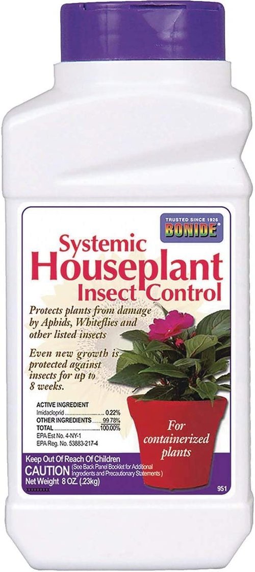 Bonide Systemic House Plant Insect Control - 8 Oz. | Effective Pest Defense (3 Pack)