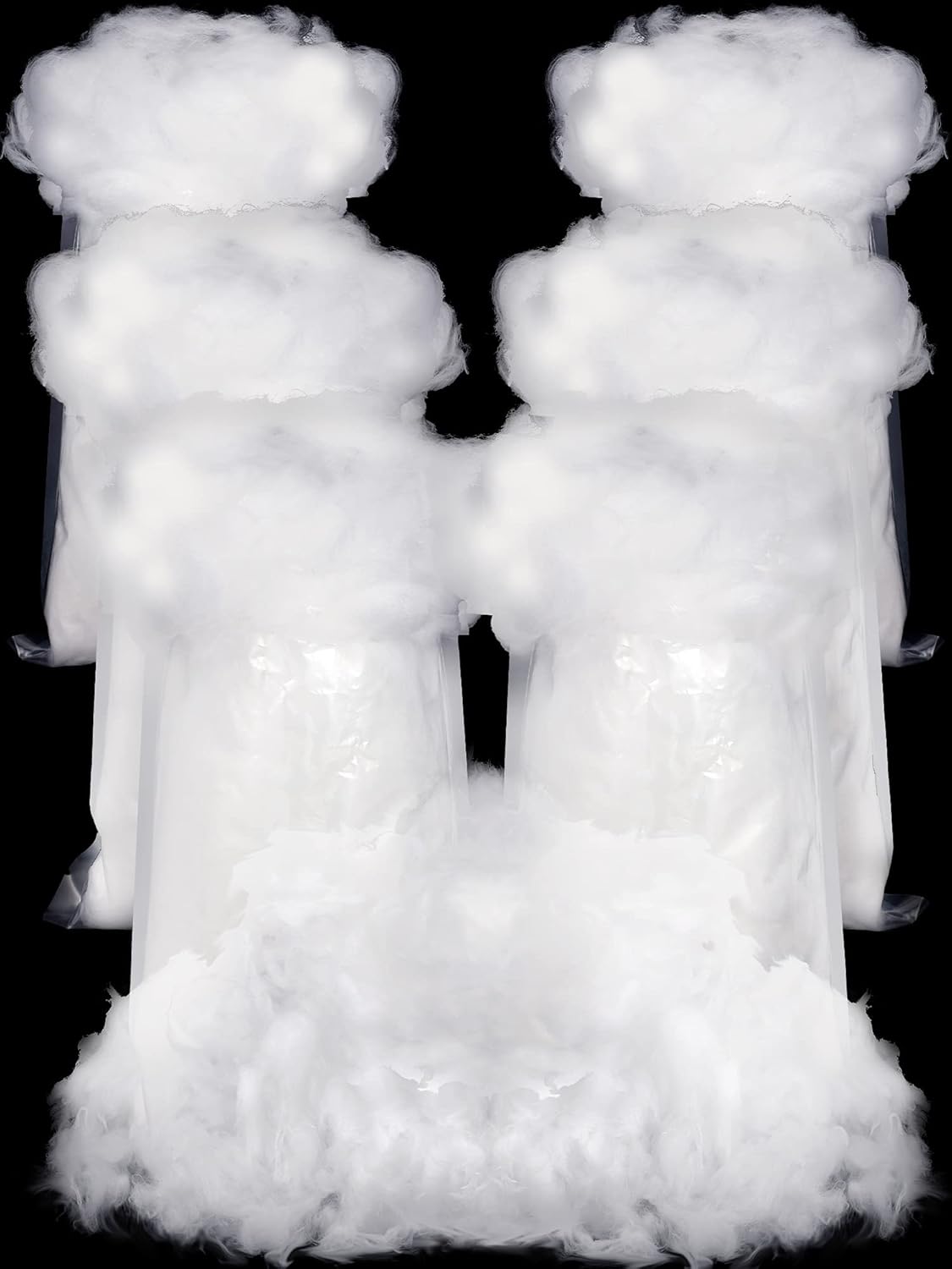 Riakrum Fake Snow | Fluffy Artificial Snow Decor for Winter Mantle | 360g Cotton Snow