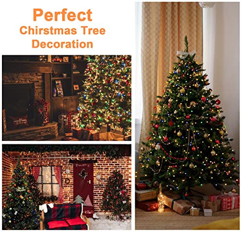 BOLWEO 592 LED Christmas Tree Lights Kit, 16 x 9.8ft Multicolor with 8 Modes, Indoor/Outdoor UL