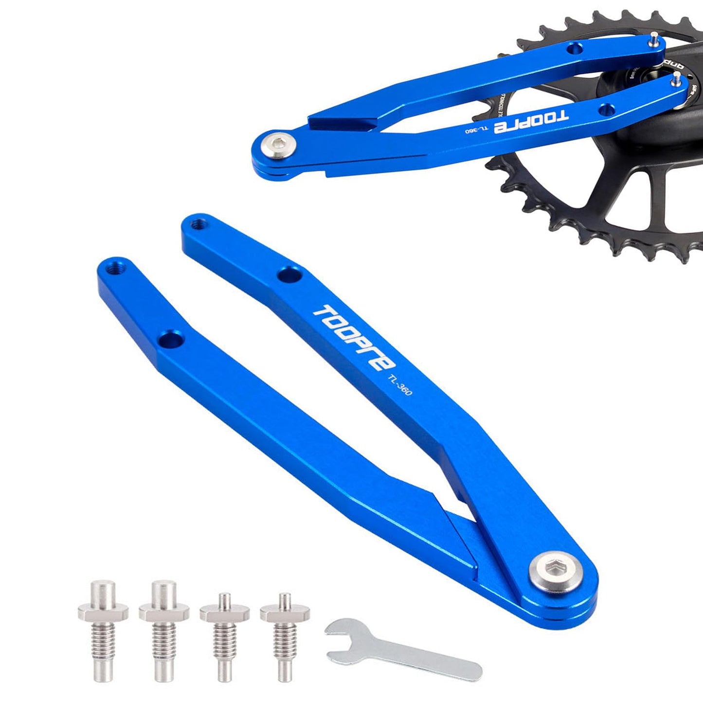 Slynxr Pin Spanner for Bike Crank Arm Caps - Universal Pin Spanner Wrench, Fits Shimano, Campagnolo, FSA Mountain & Road Bikes