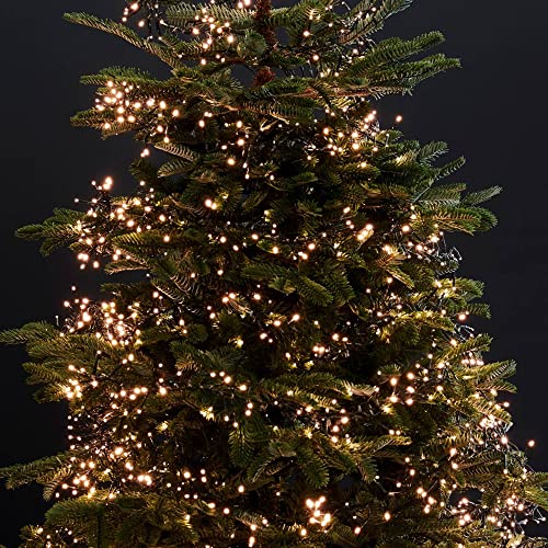 Dazzle Bright Warm White 2000 LED Christmas String Lights 164ft Waterproof Outdoor Decor