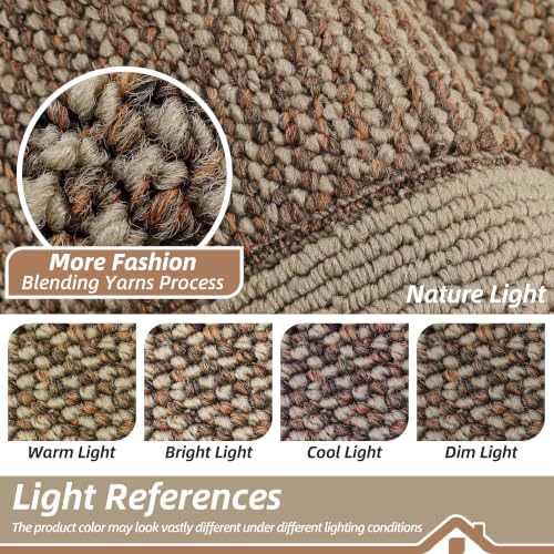 Indoor Door Mat 32x48 Taupe Dirt Trapper Non-Slip Entrance Rug - Low Profile