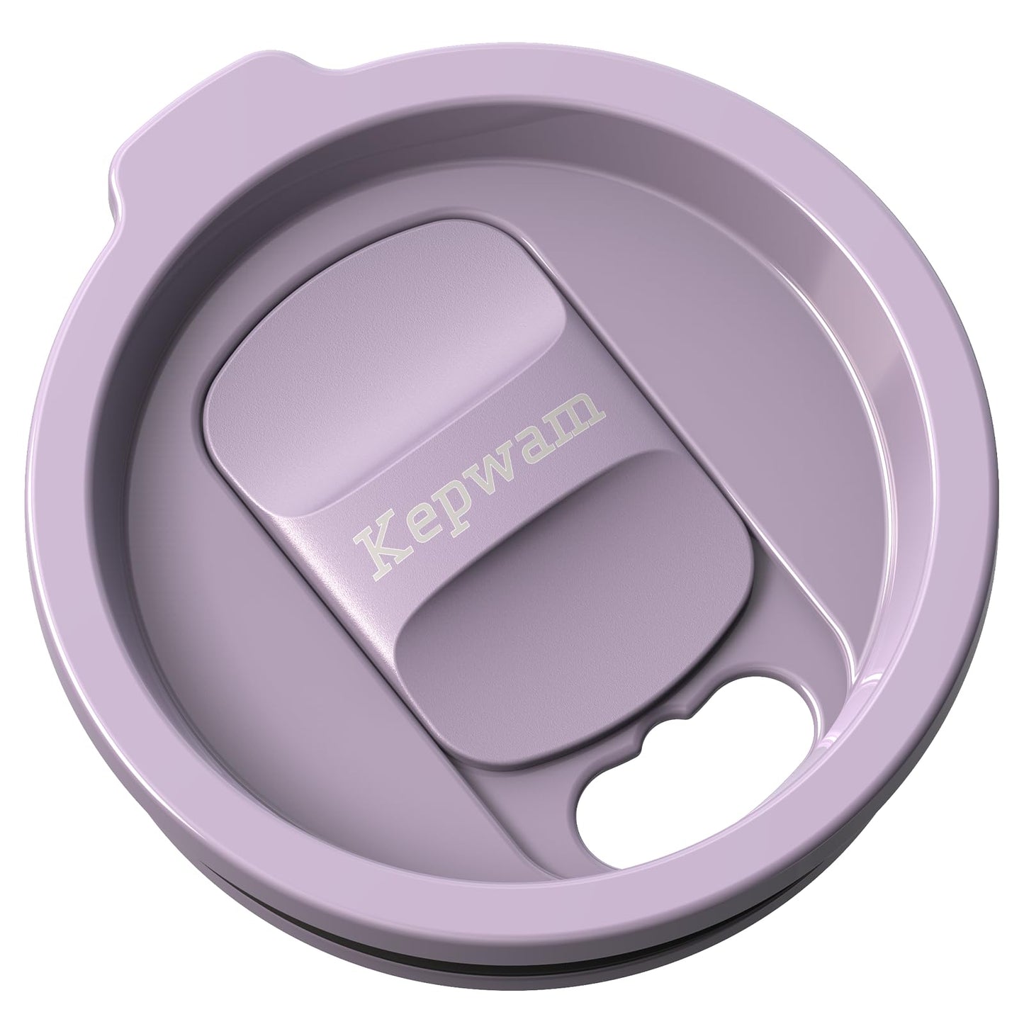 Kepwam Replacement Spill-Resistant Sliding Lid for Kepwam Self Heating Coffee Mug – BPA-Free, Easy to Use & Clean, Compatible with T1, T2 & T2 Plus Smart Mugs (Lilac Violet)