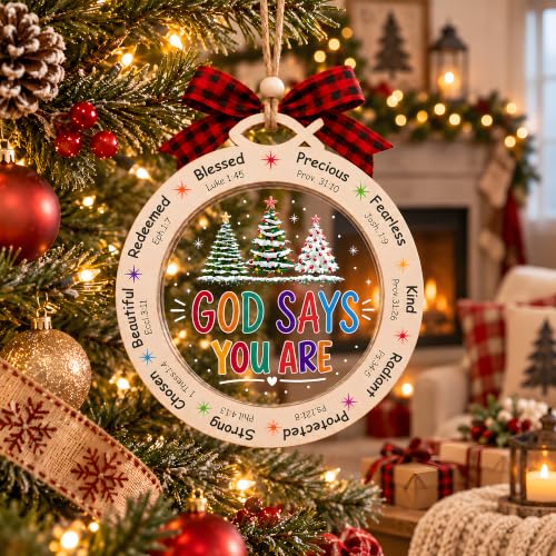 Christmas Ornaments 2026 - Christian Hanging Ornament | Stocking