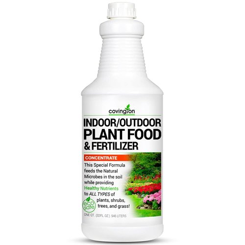 Covington Plant Food & Fertilizer Concentrate - Liquid Nutrient Solution for Indoor & Outdoor Plants (32 oz)