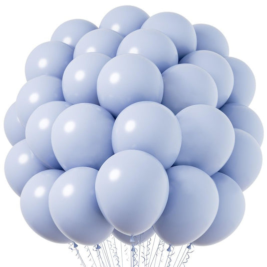 Voircoloria Dusty Blue Balloons, 66pack 12inch Slate Blue Latex Party Balloons for Wedding, Birthday, Graduation, Bridal Shower, Baby Shower, Gender Reveal, Anniversary Party Decorations
