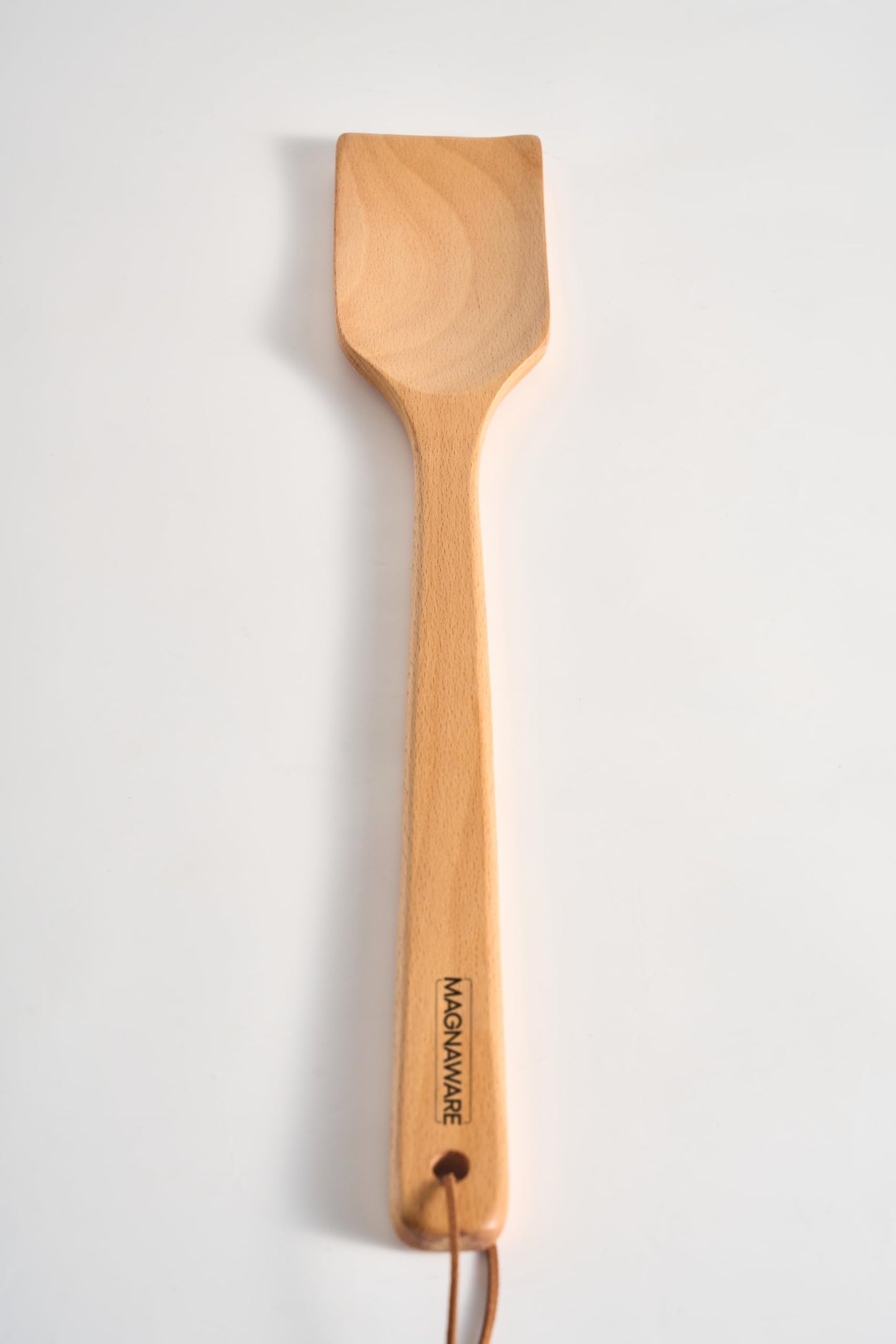 MAGNAWARE Extra Long Wooden Spatula - 18-inch Heavy Duty Stir Paddle for Cooking in Big Pots - Big Cooking Spoon For Cajun, Brewing, Grill, Mixing, Stirring - Solid Natural Hard Wood Large Spatula