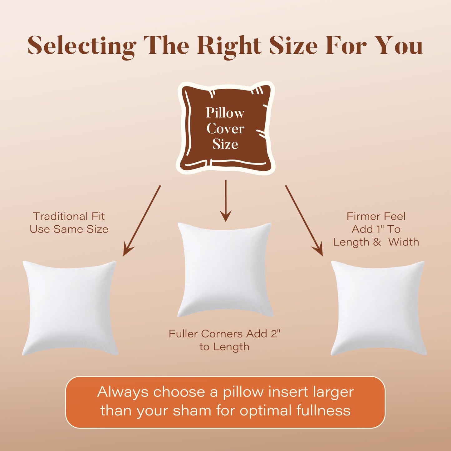 DOWNSTORIA 26x26 Euro Pillow Inserts Pack of 2, Natural Feather Down Pillows with 100% Cotton Cover