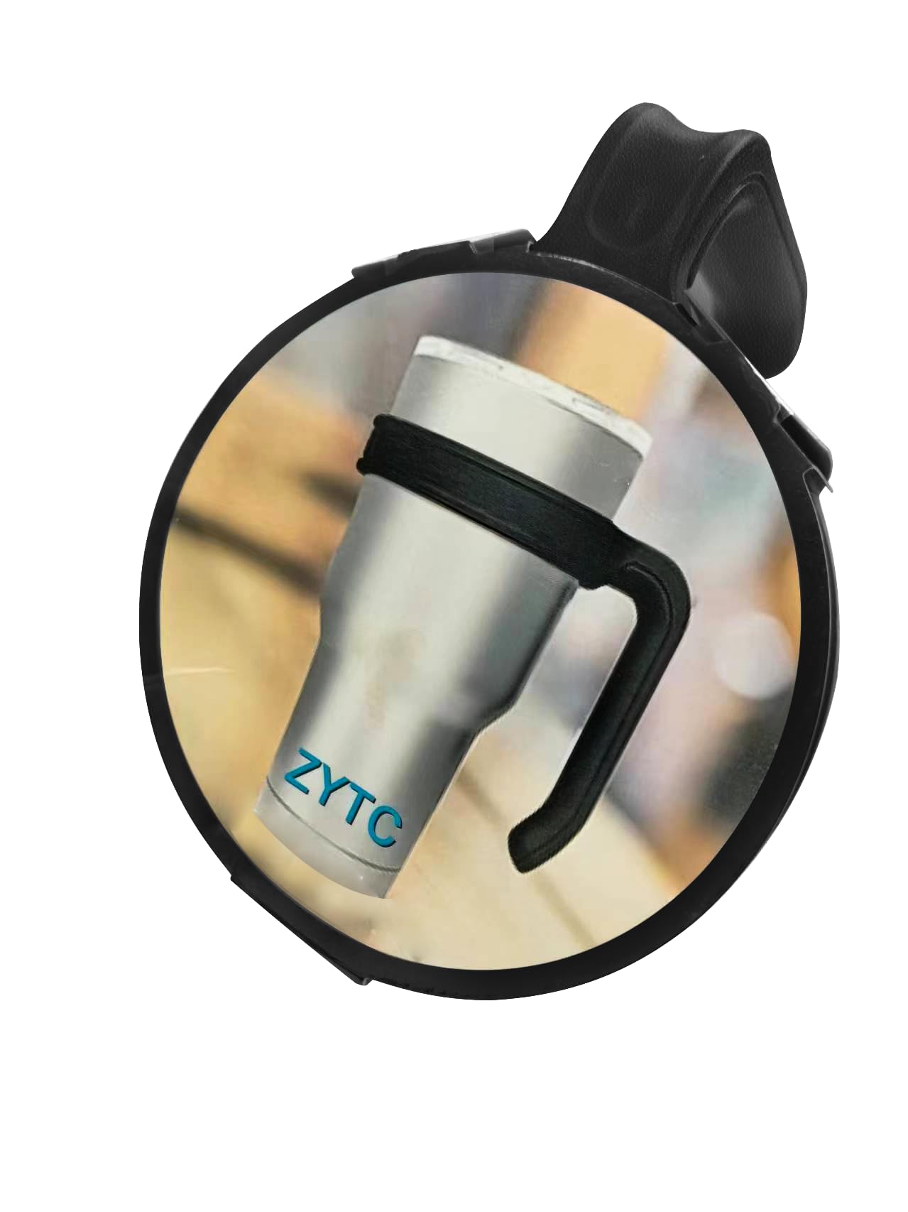 ZYTC Handle for 20OZ Tumbler,Yeti Rambler Handle Anti Slip Travel Mug Grip Cup Holder for Yeti Rambler,Ozark Trail,Sic and More Tumbler Mugs