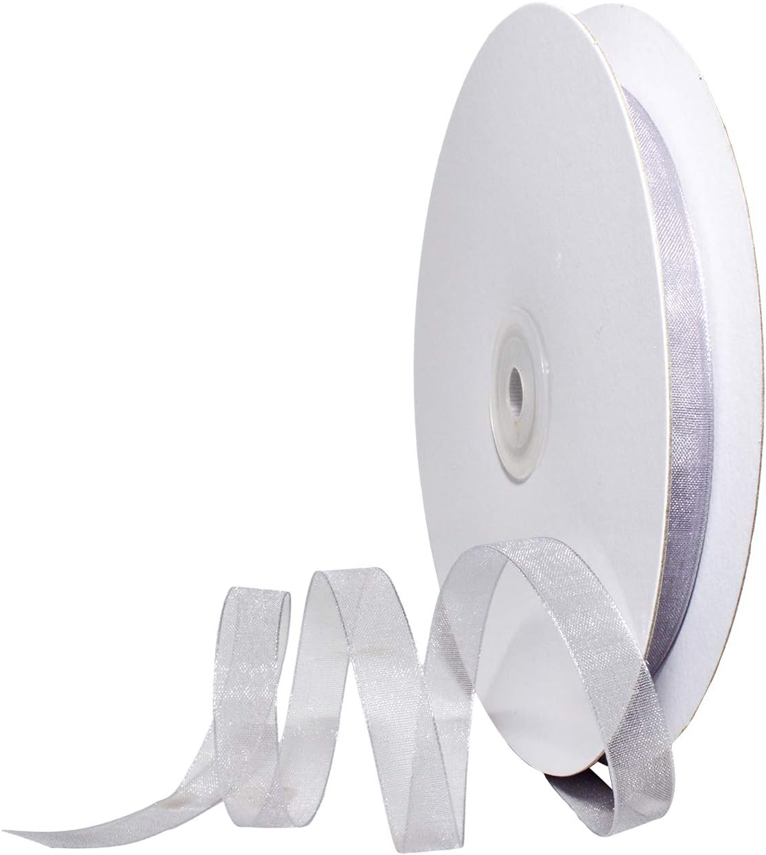 Red Organdy Nylon Ribbon - 5/8 Inch x 100 Yards | Morex 91803/100-609