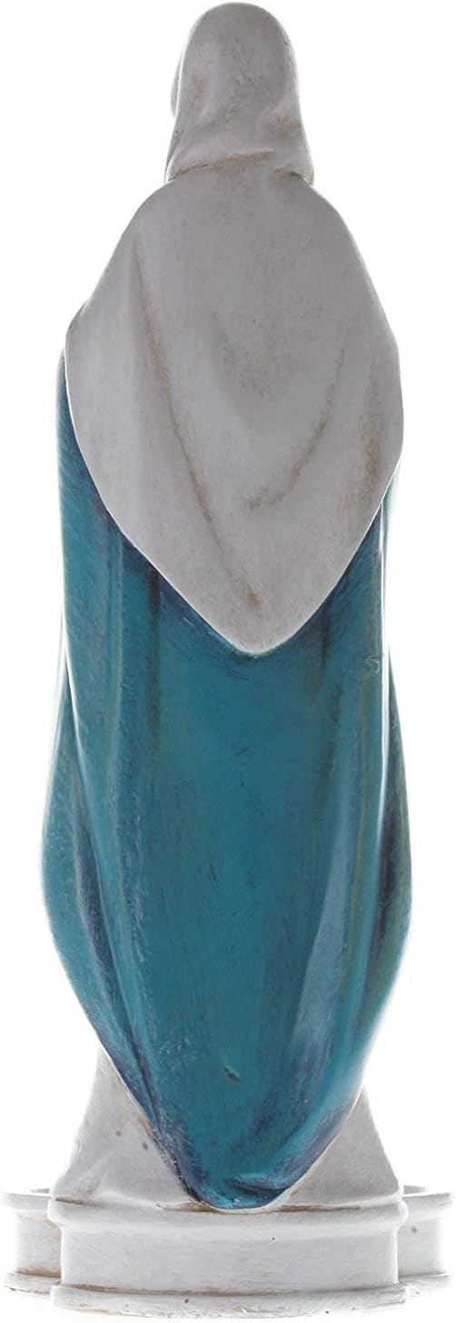 CB Praying Our Lady of Grace The Virgin Mary Rosary Holder Statue Figurine, 8 Inch