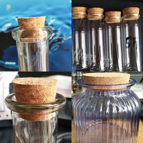 10 Pack Wooden Tapered Cork Plugs Natural Soft Wood Wine Corks, Cork Stoppers Wine Bottle Stopper For Wine Beer Bottle Crafts