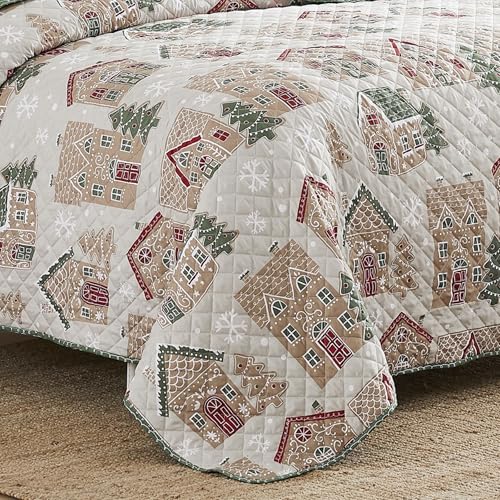 Avanti Linens - Christmas Full/Queen Quilt Set with Pillowcases