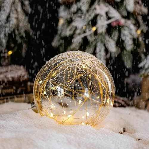 10 Pcs Christmas Fillable Ornaments Ball - 3.14'' Clear Plastic Ornaments DIY Craft Transparent Ball for Christmas Halloween Wedding Xmas Holiday Party Tree Decor Home 80mm (3.14''/80mm)