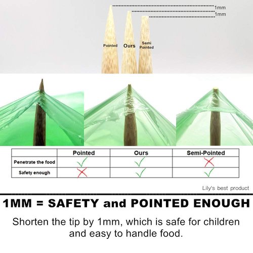 HOPELF 30" Natural Bamboo Skewers Sticks for Marshmallows，S'Mores，BBQ，Kabob，Grilling，Barbecue，Roasting，Camping.More Size Choices 6"/8"/10"/12"/14"/36"(100 PCS)