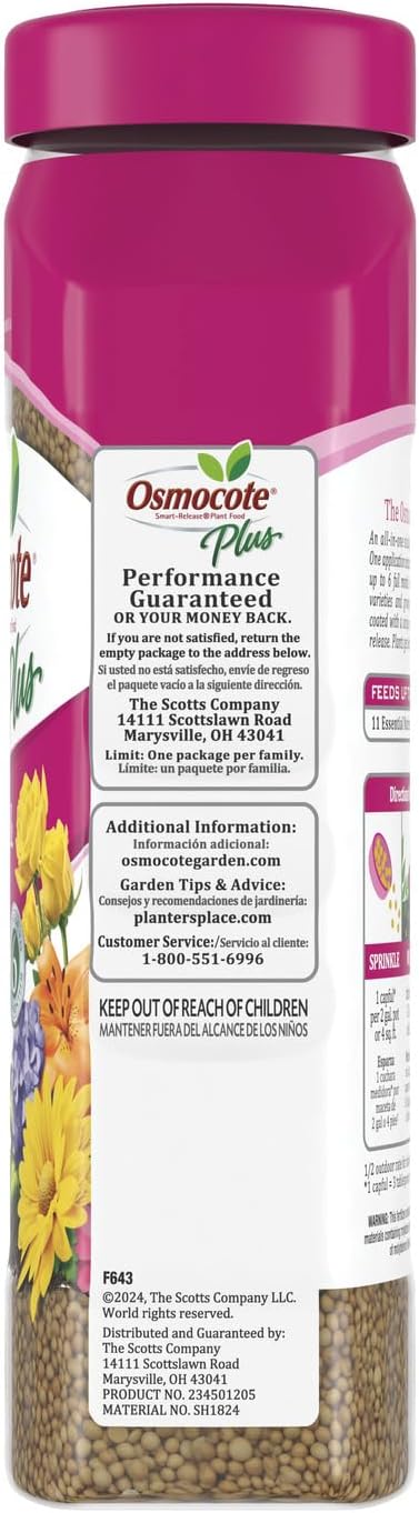 Osmocote Smart-Release Plant Food - Granular Fertilizer with 11 Nutrients for Indoor & Outdoor Plants | 2 lbs.