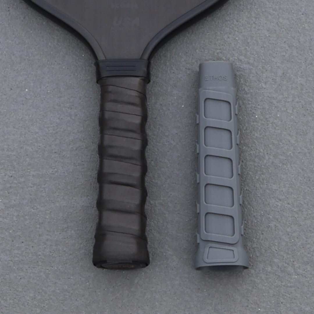Pickleball Paddle Grip - Pro Undergrip, Ethos Pickleball - Tennis Elbow & Wrist Support - Vibration Dampening - Contoured Shape for Secure Grip