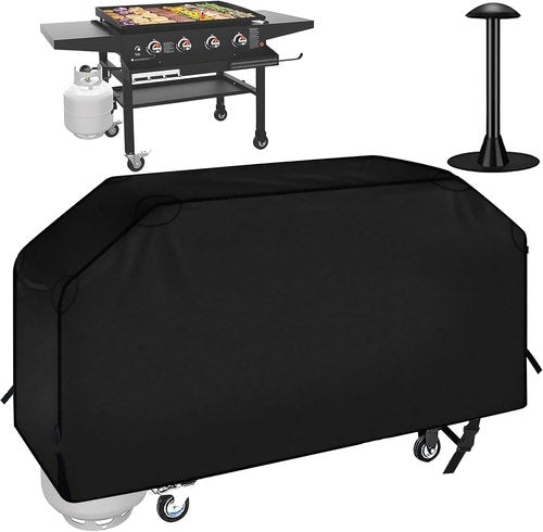 iCOVER 36-Inch Griddle Cover - Heavy Duty Waterproof Canvas for Blackstone & Weber Grills