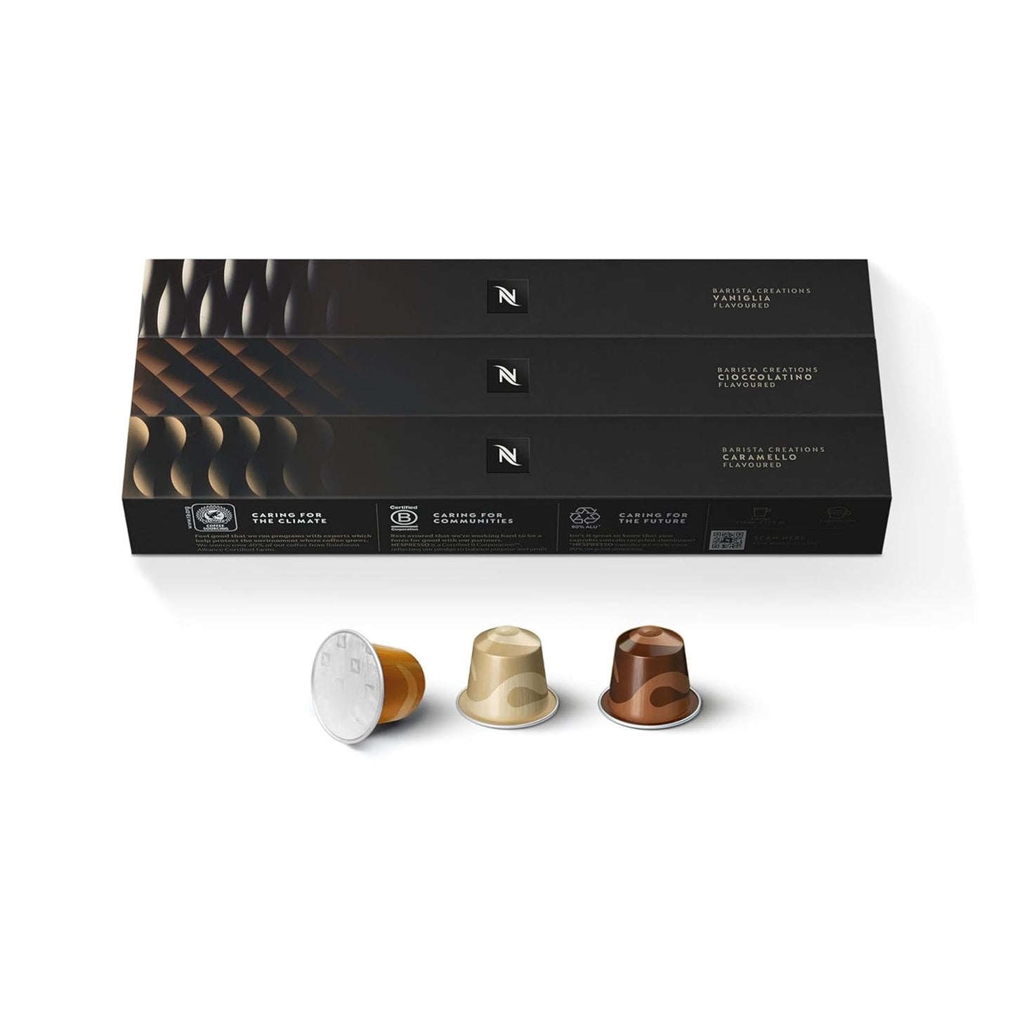 Nespresso Espresso Coffee Pods - Barista Flavored Medium Roast - 30 Count Original Line Capsules