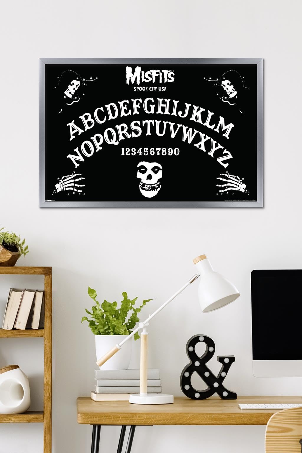 Misfits - Ouija Wall Poster, 34L" x 22.4W", Silver Framed Version