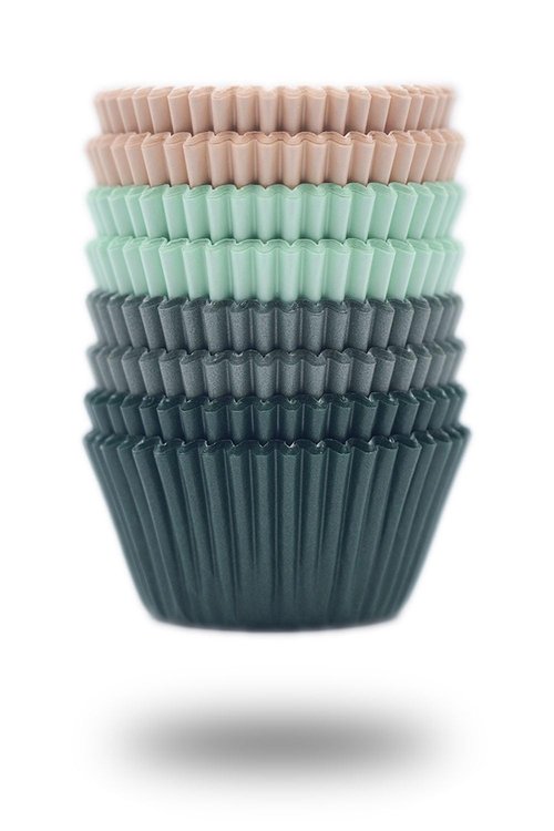 Bake Choice Cupcake Liners 200 Pcs Muffin Liners Standard Cupcake Wrappers, CupCake Liners, Food Grade Cupcake Liners, Greaseproof Parchment Muffin Liners Calyx Series
