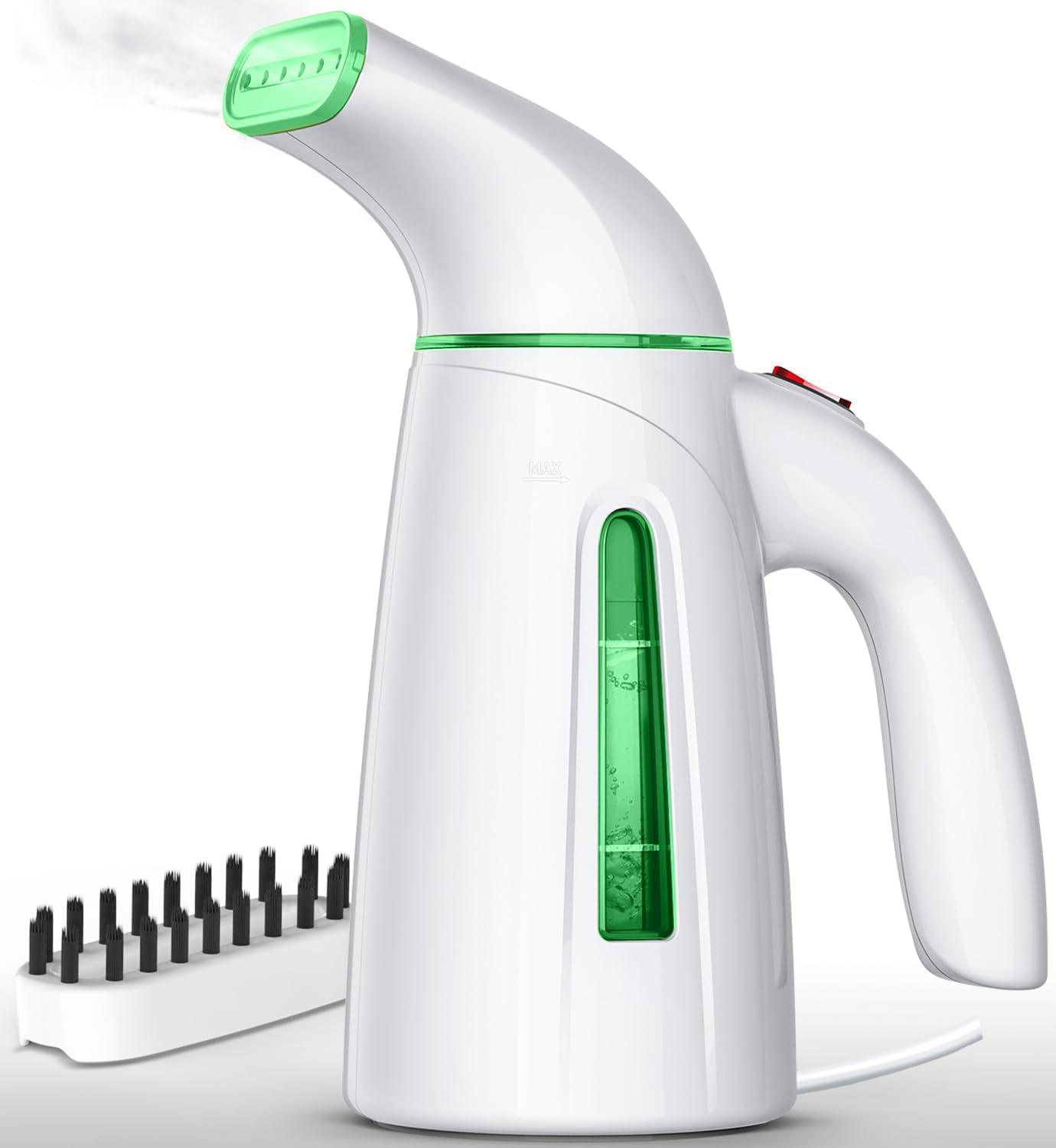 OGHom Portable Handheld Clothing Steamer - 700W Fast Heat Up, 240ml Capacity | Soft Green