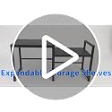 Adjustable Metal Storage Shelves - 44.4 Inch Heavy Duty Utility Rack with 150LBS Capacity - 1 Tier Black Shelving Unit for Kitchen Garage Pantry