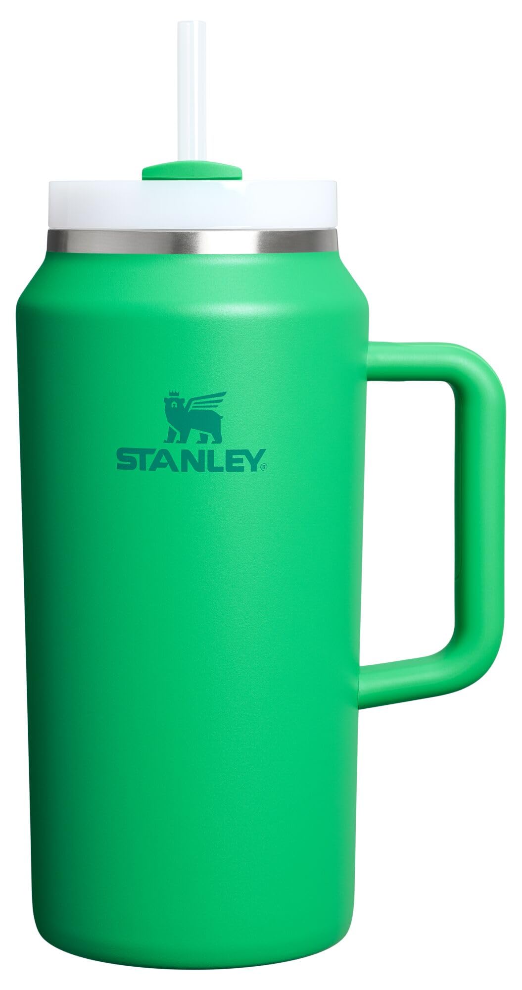 Stanley Quencher H2.0 Tumbler with Handle & Straw 64 oz | Flowstate 3-Position Lid | Large Capacity for Travel & Sports | Insulated Stainless Steel Cup | BPA-Free | Meadow