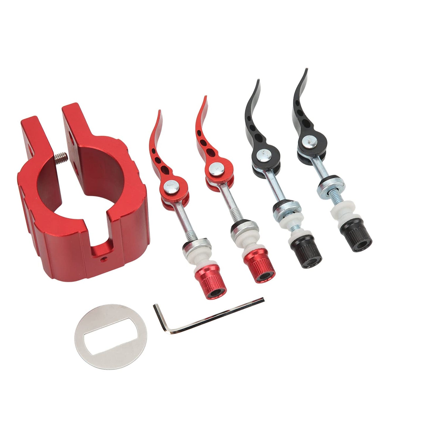 Alomejor Electric Scooter Lock,Quick Release Lever Easy Attachment Scooter clamp Rugged Design with Hex Wrench Included for commuters Urban Riders Daily Travel Security
