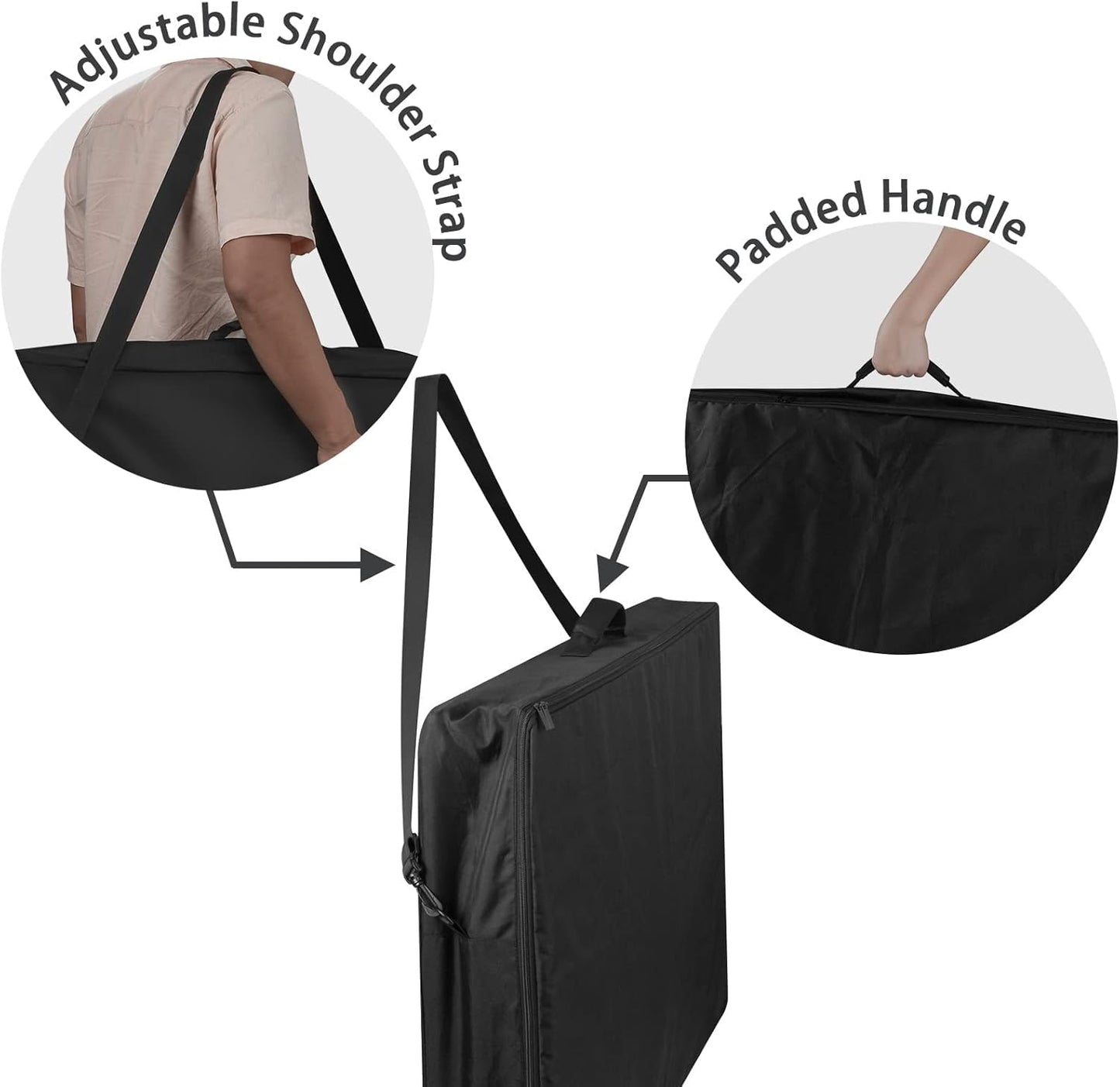 Xxerciz Carry Bag - Compatible Folding Chair Storage for GCI Outdoor Freestyle Rocker - Adjustable Strap