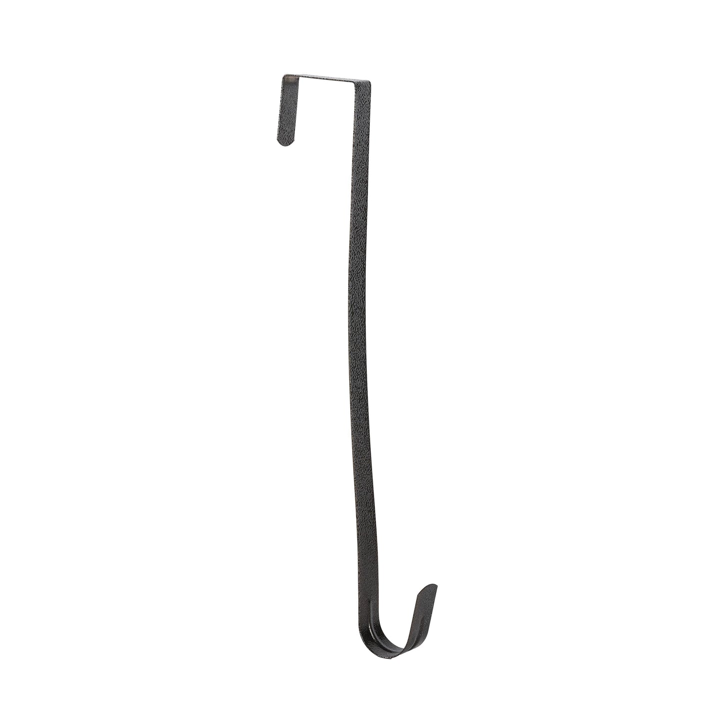 Sattiyrch 12" Wreath Hanger for Front Door,Steel Over The Door Hanger Hook,Wreath Door Hanger(Textured Bronze, 1)