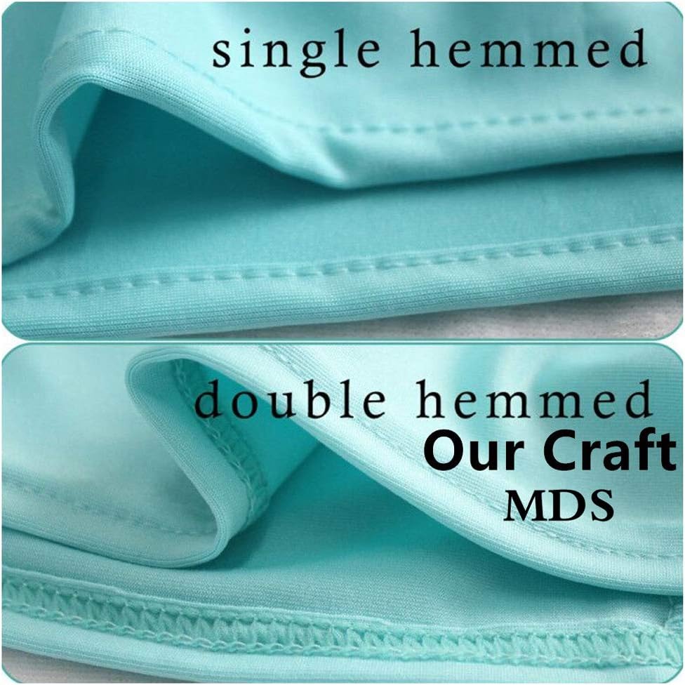 MDS Spandex Chair Sashes - Premium Stretch Covers with Buckle Slider for Weddings & Events | Pack of 10 - Green