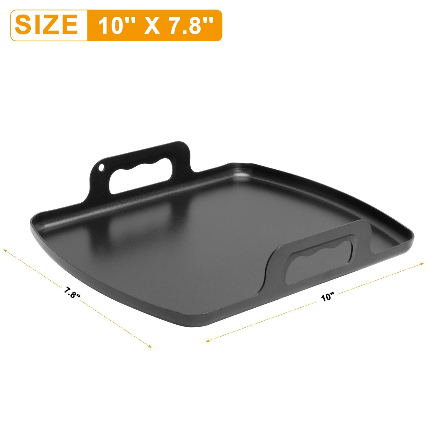 BBQ PLUS Grill Griddle Plate for Ninja Foodi Indoor AG300, AG300C, AG301, AG301C, AG302 Models Grill,Griddle Air Fryer Pan Replacement Parts for Ninja IG301A LG450CO,Non-Stick GE Gas Stove Top Parts