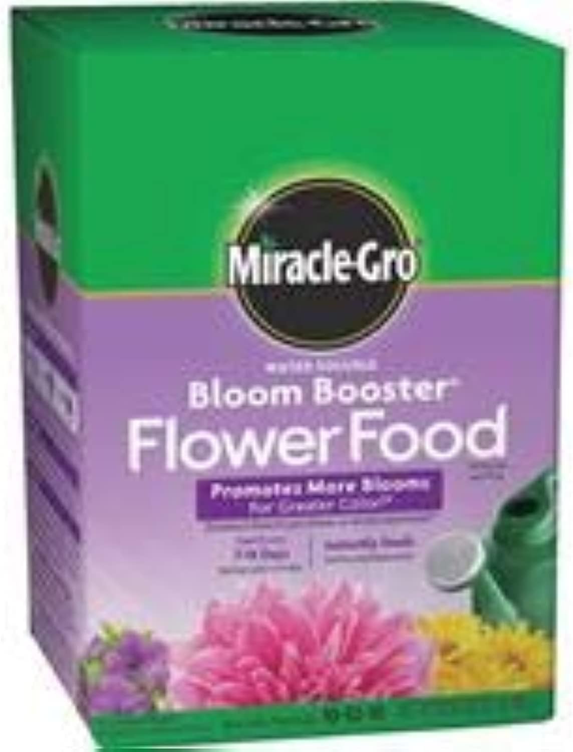 Miracle-Gro Water Soluble Bloom Booster Flower Food - 1 Pound, 10-52-10 Formula